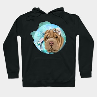 Mermaid Shar Pei Hoodie